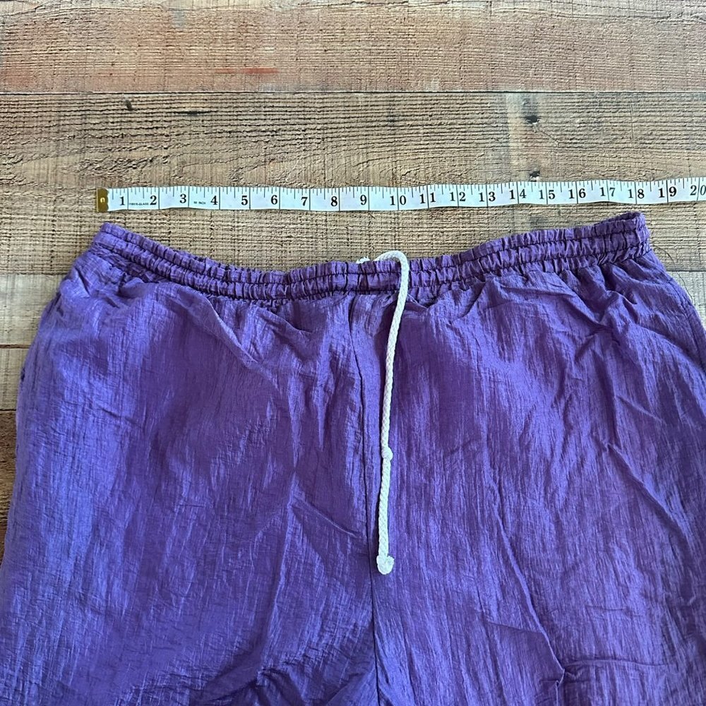 Sufi Womens Vintage Track suit Cinched Cropped Pant and Sleeves in Purple - Picture 15 of 16